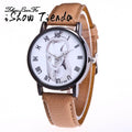 Relogio Feminino Quartz Watch Women 2018 Unisex Fashion Faux Leather Band Women Dial Analog Quartz Sport Wrist Watch Reloj Mujer