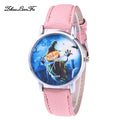 Halloween Pumpkin Pattern Quartz Watch Female Male Clock PU Leather Strap Multicolor Quartz Wrist Watch