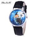 Halloween Pumpkin Pattern Quartz Watch Female Male Clock PU Leather Strap Multicolor Quartz Wrist Watch